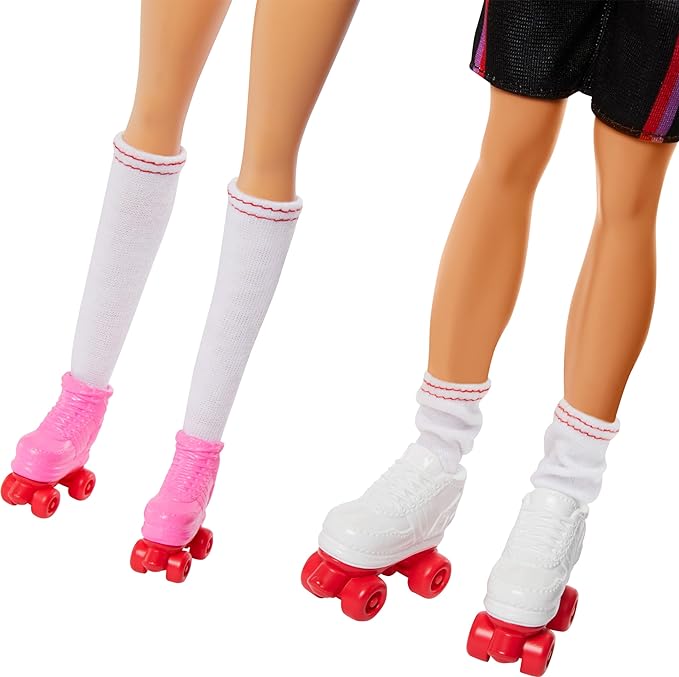 Buy Barbie Fashionistas Set with 2 Fashion Dolls & 6 Accessories | Yallatoys.com