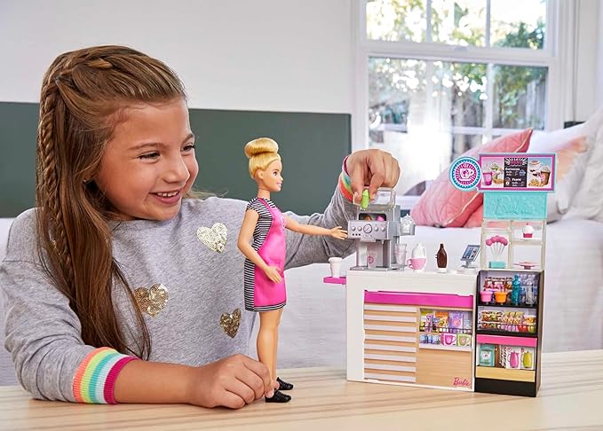 Buy Barbie Coffee Shop Playset | Yallatoys.com