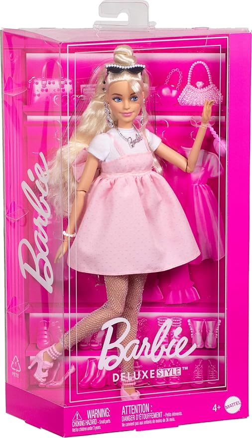 Buy Barbie Deluxe Style Doll In Barbiecore Pink Pastel Dress | Yallatoys.com