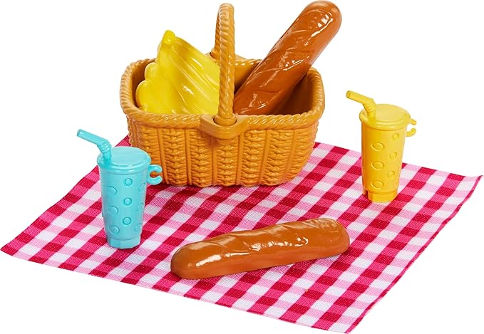 Buy Barbie Family And Friends Dolls And Accessories Picnic Themed Playset | Yallatoys.com