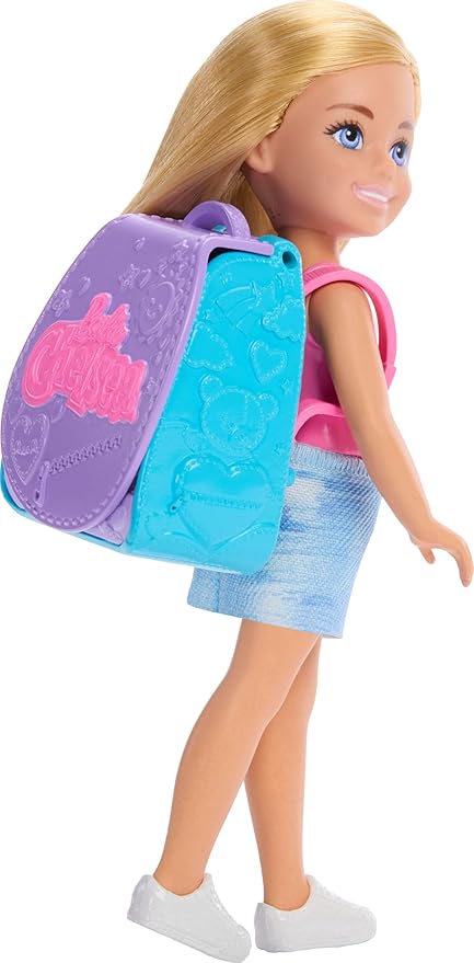 Buy Barbie Family And Friends Cupcake Baking Backpack Blonde Chelsea Doll | Yallatoys.com
