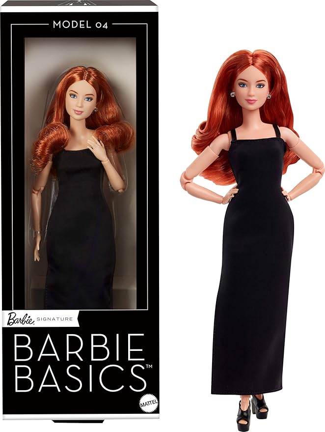 Buy Barbie Basics Model 04 Collector Doll with Red Curly Hair | Yallatoys.com