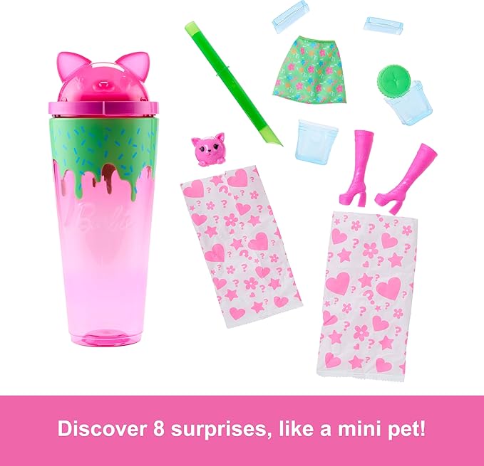 Buy Barbie Pop Reveal Series Doll Accessories Set Shakes Series Scented Cute Kitten Fashion Doll | Yallatoys.com
