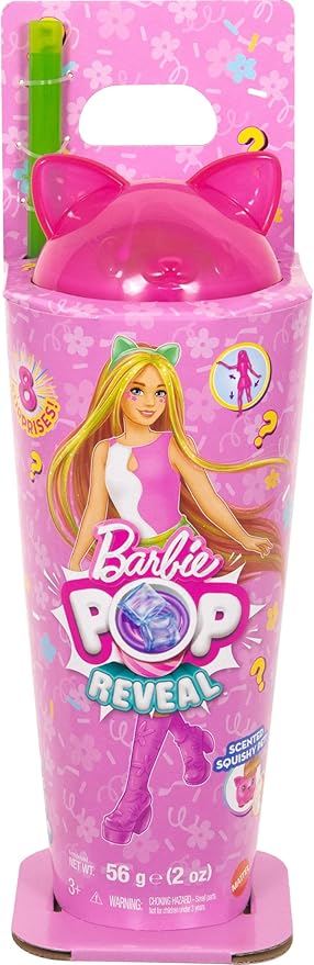 Buy Barbie Pop Reveal Series Doll Accessories Set Shakes Series Scented Cute Kitten Fashion Doll | Yallatoys.com