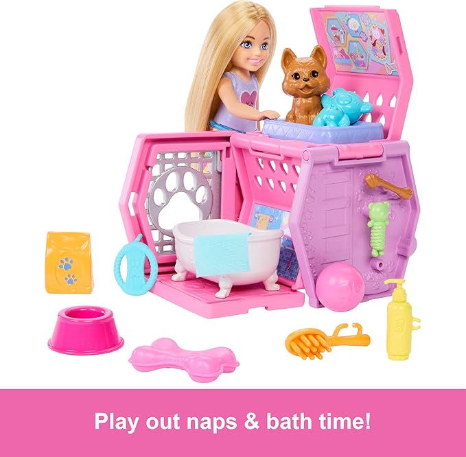 Buy Barbie Chelsea Puppy Carrier Playset | Yallatoys.com