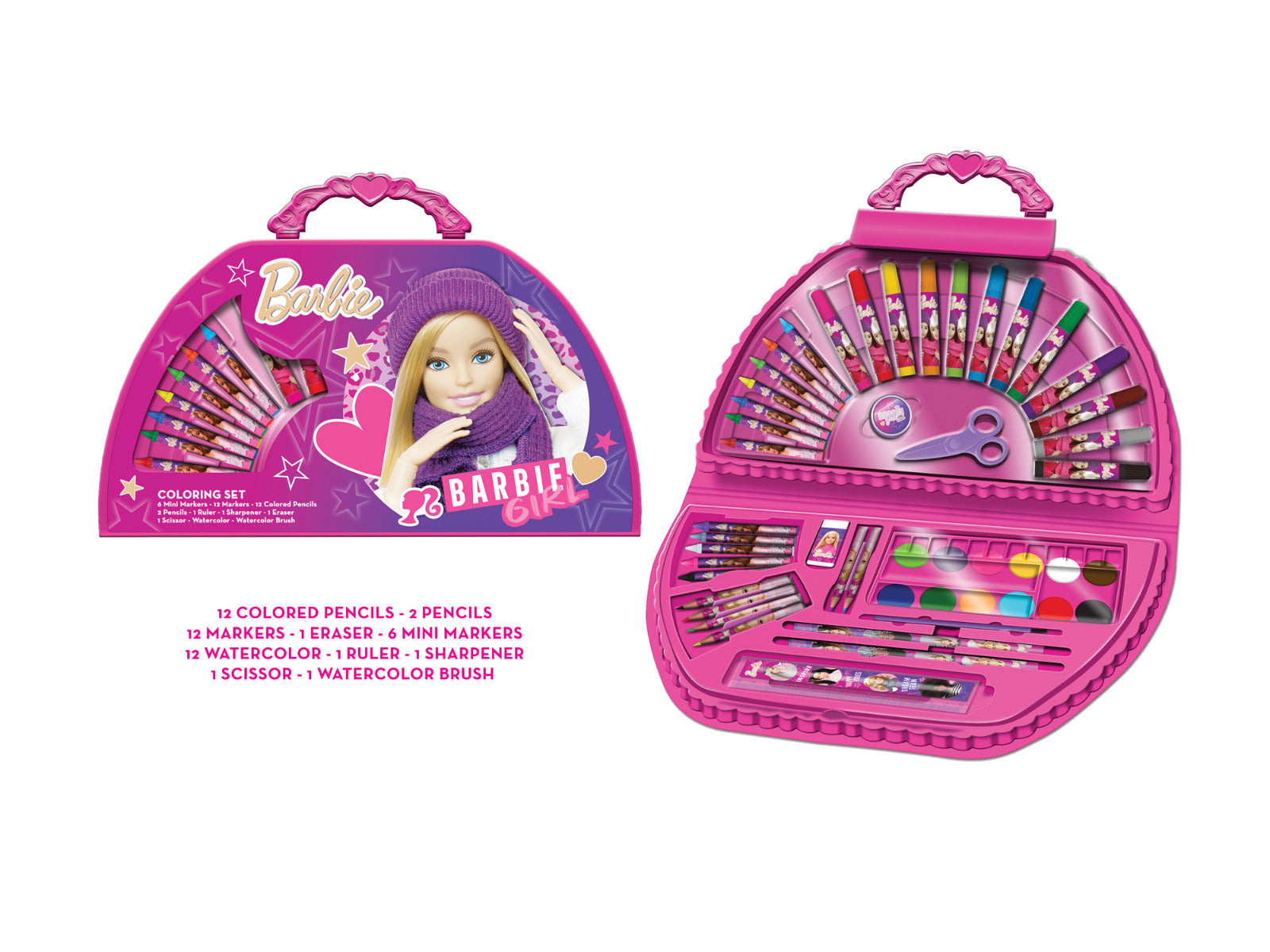 Buy Barbie Coloring Set | Yallatoys.com