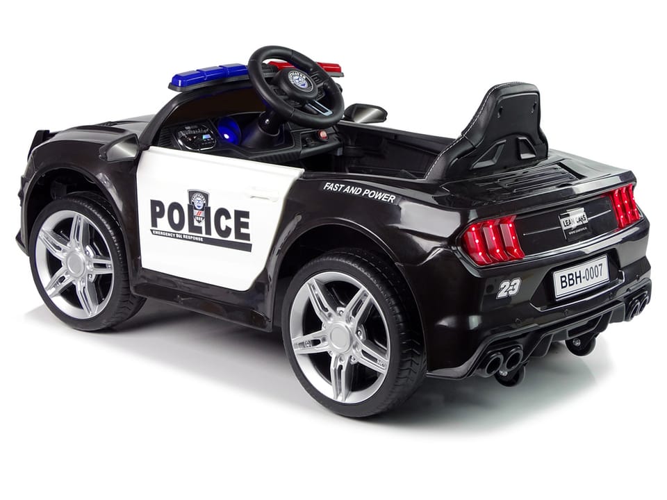 battery operated police toy vehicle