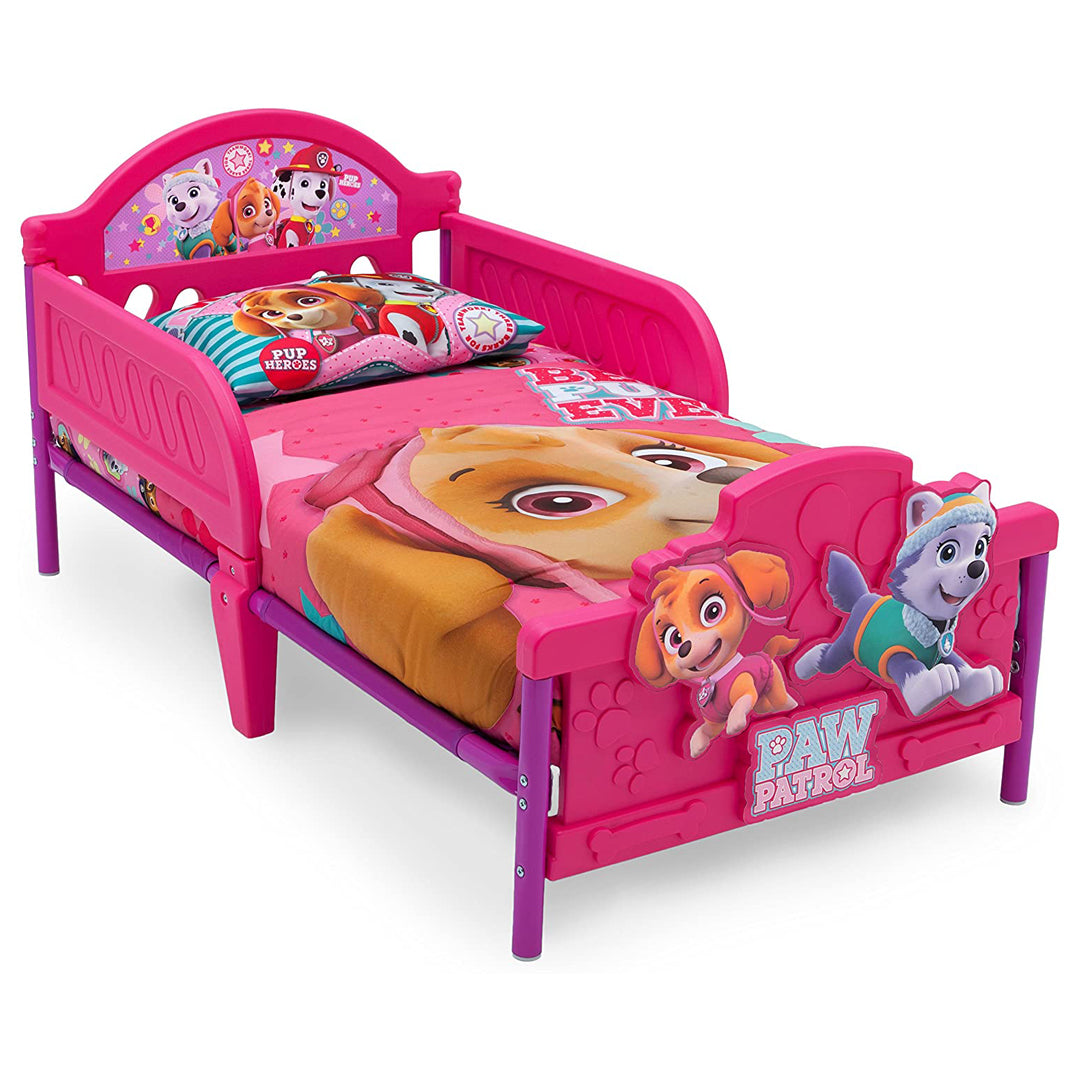 Buy Delta Children Paw Patrol 3D Footboard Toddler Bed with Bedguard | Yallatoys.com