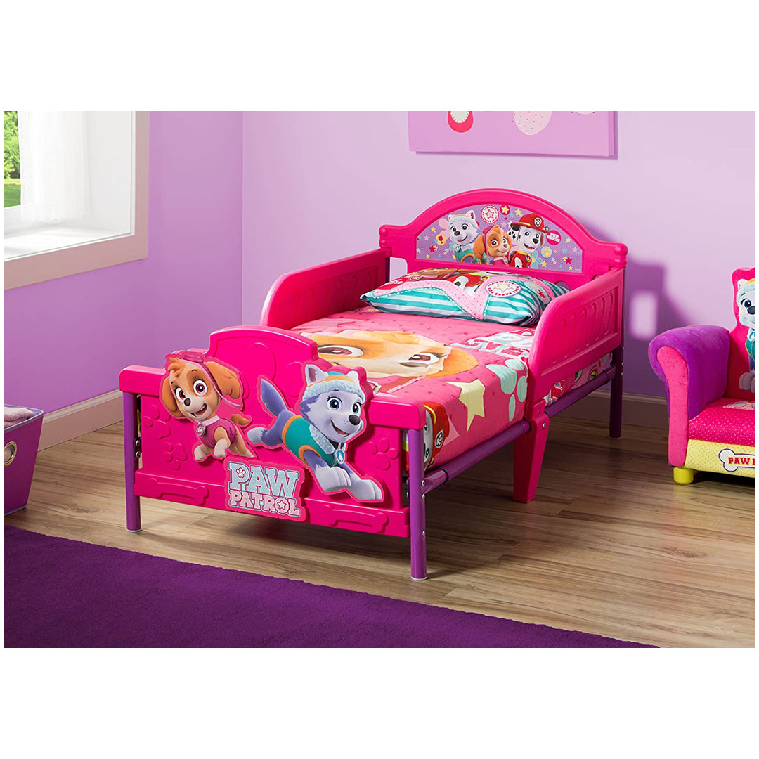 Buy Delta Children Paw Patrol 3D Footboard Toddler Bed with Bedguard | Yallatoys.com