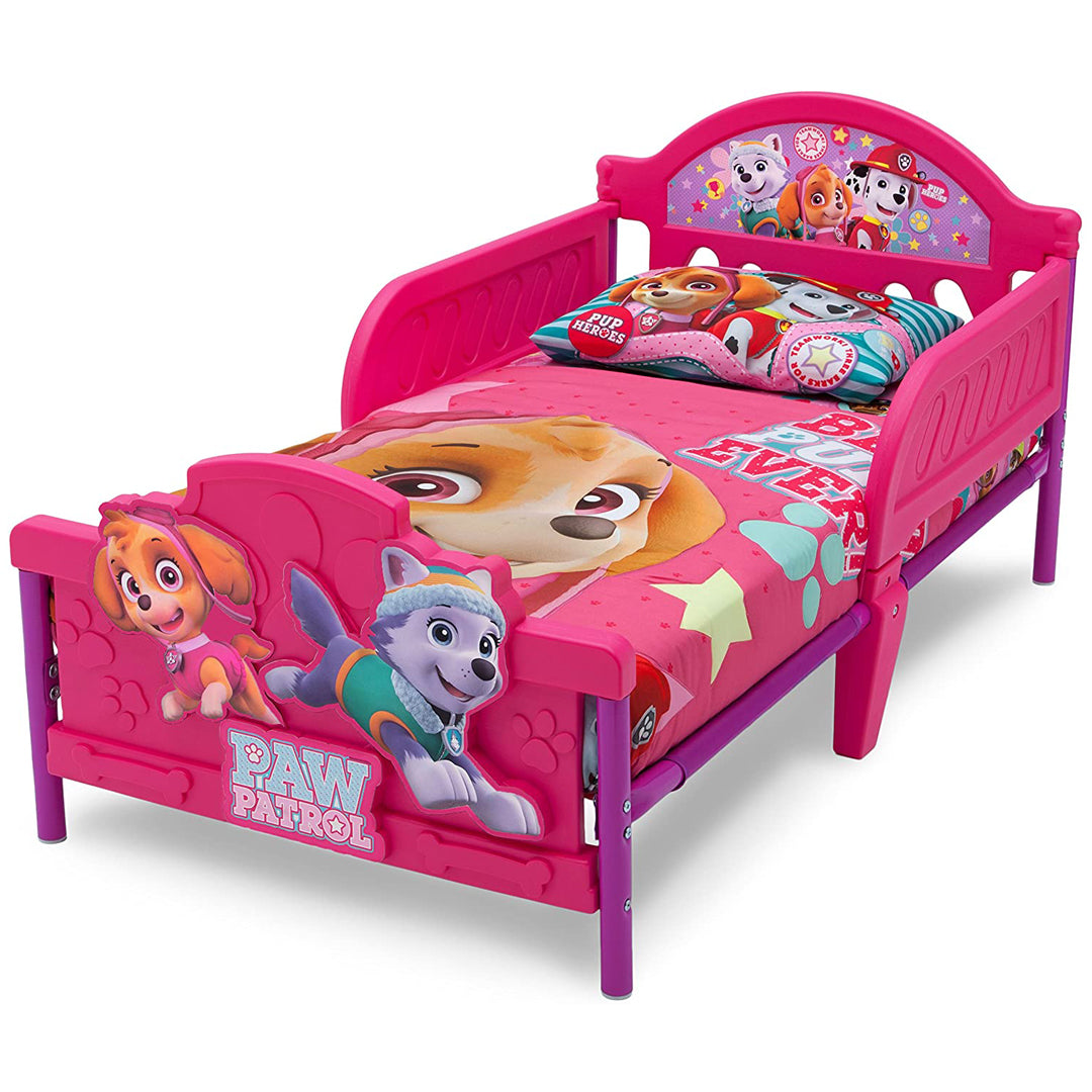 Buy Delta Children Paw Patrol 3D Footboard Toddler Bed with Bedguard | Yallatoys.com