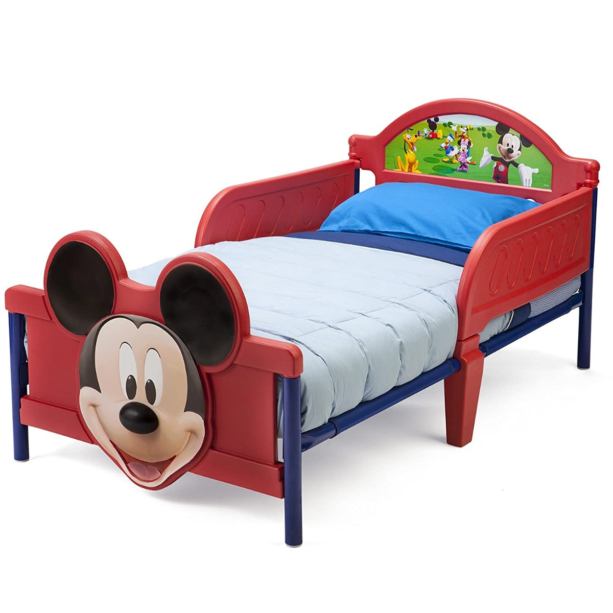 Buy Delta Children Mickey Mouse Plastic 3D Toddler Bed | Yallatoys.com