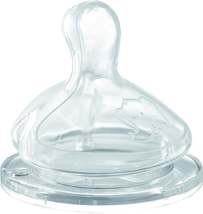 Bebeconfort Wide Base Feeding Teat Silicone Transition - Size 0 - Pack Of 2 Bebeconfort Yallatoys