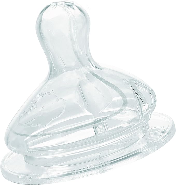 Bebeconfort Wide Base Feeding Teat Silicone Transition - Size 1 - Pack Of 2 Bebeconfort Yallatoys