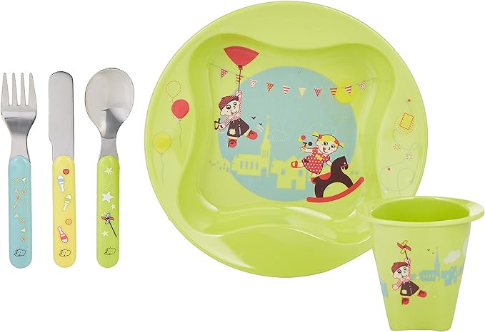 Bebeconfort Melamine Meal Set Prince and Fee Bebeconfort Yallatoys