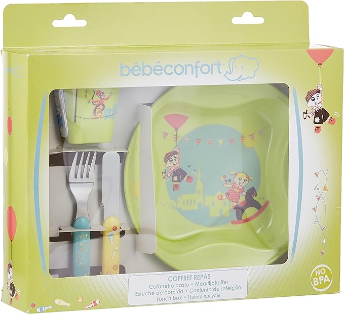 Bebeconfort Melamine Meal Set Prince and Fee Bebeconfort Yallatoys
