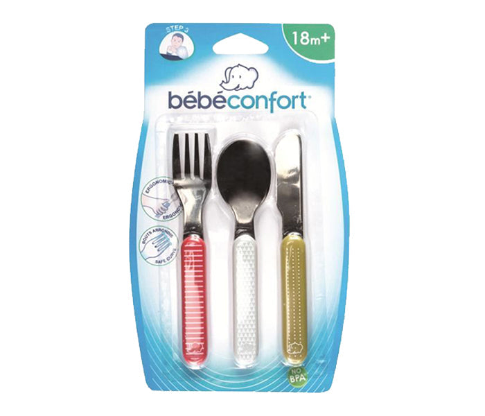 Bebeconfort 3 Metal Cutleries Sport Bebeconfort Yallatoys