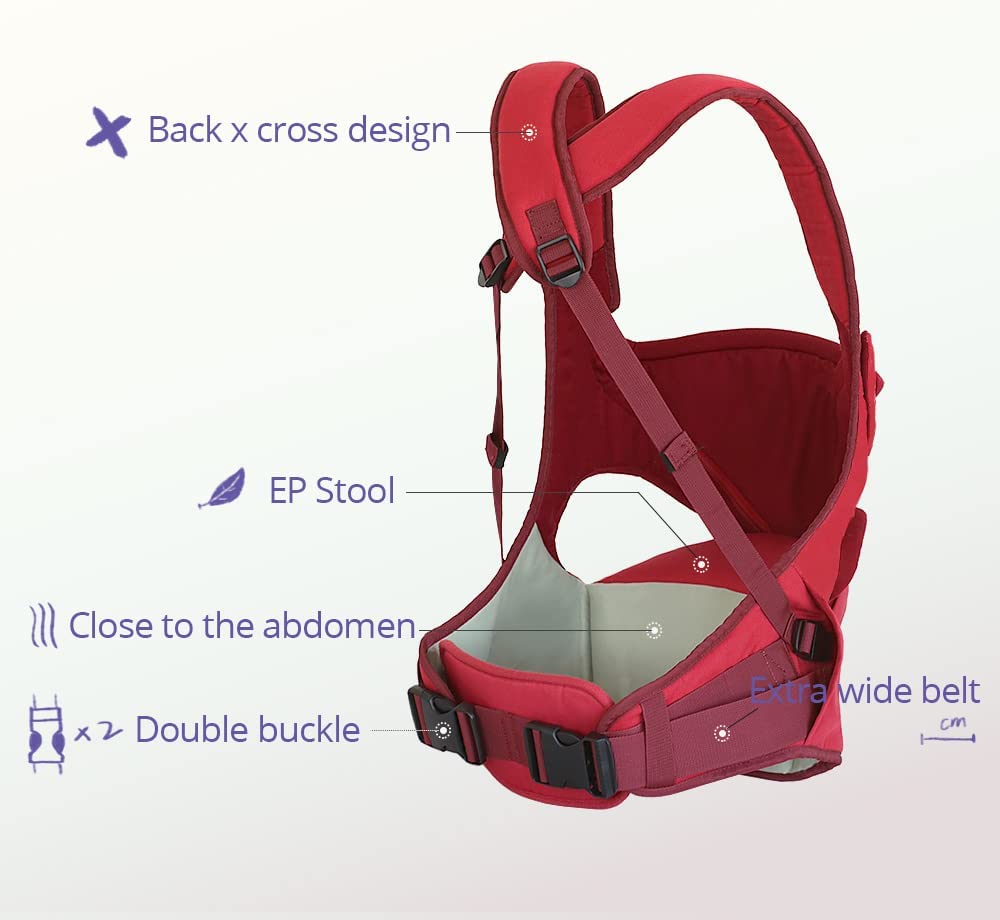 Sunveno  Baby Carrier Red Sunveno Yallatoys