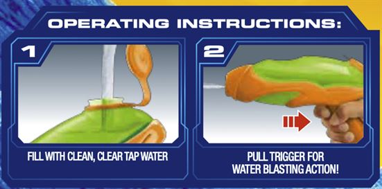 Buy Buzz Bee Power Shot XL Water Blasters 2pcs Pack (Sold Separately Subject to Availability) | Yallatoys.com