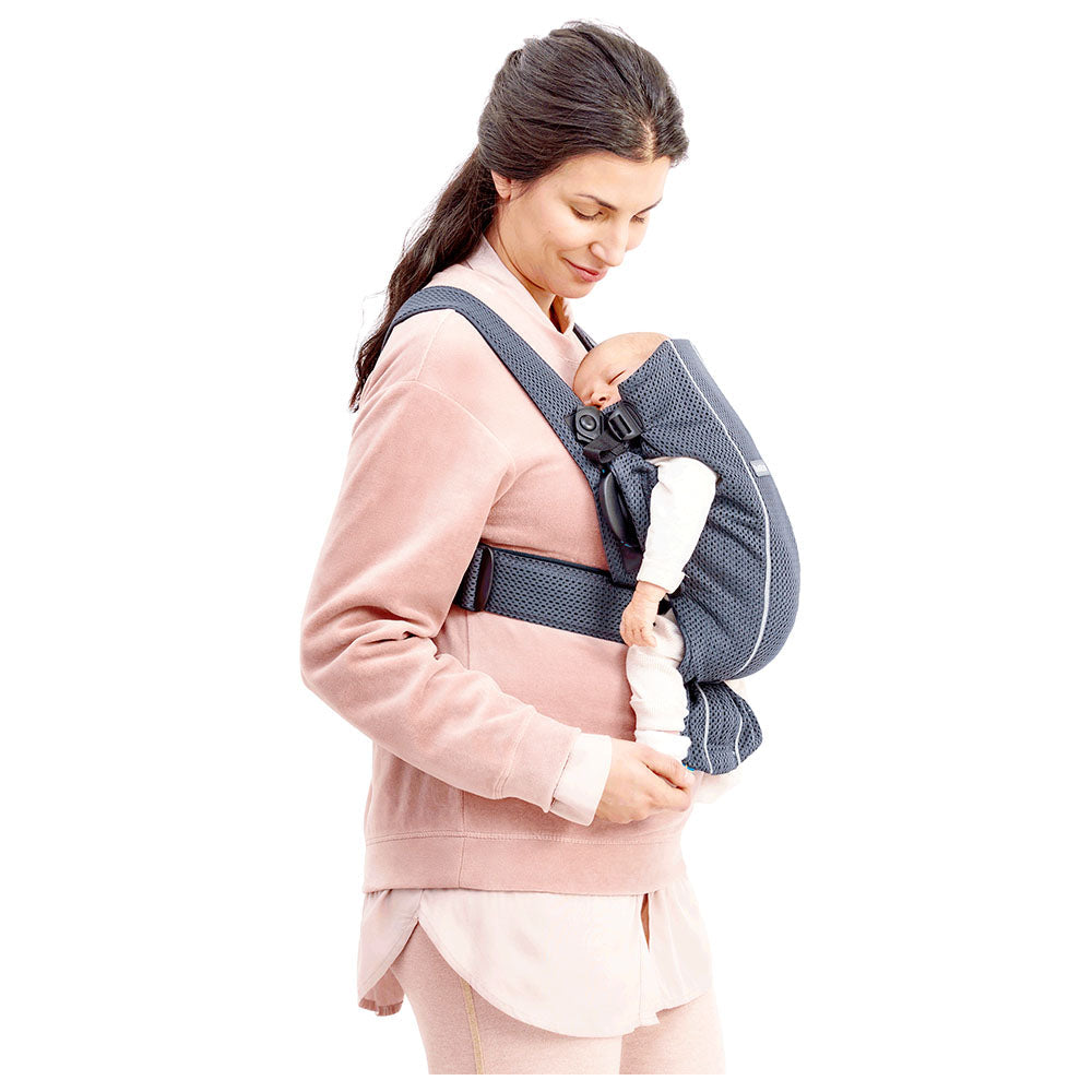 BABYBJORN  Baby Carrier Mini, Navy blue, 3D Mesh BabyBjorn Yallatoys