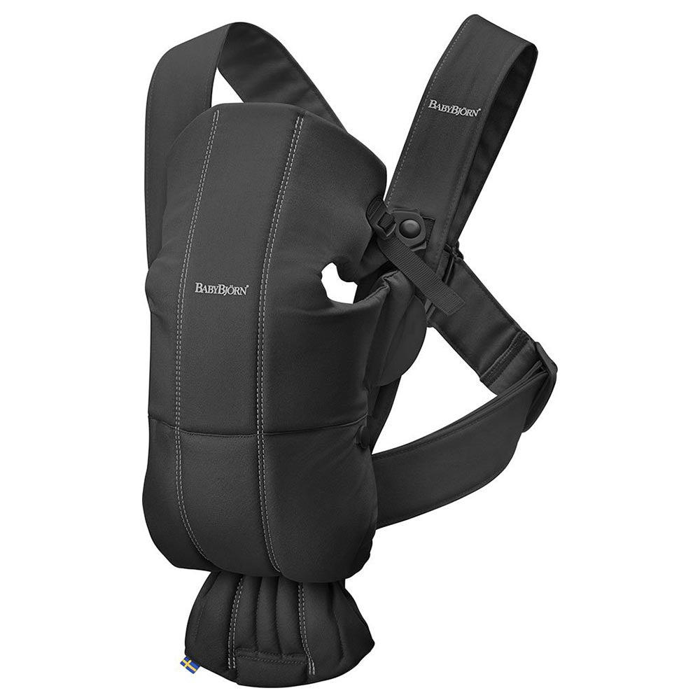 BABYBJORN  Baby Carrier Mini, Black, Cotton BabyBjorn Yallatoys