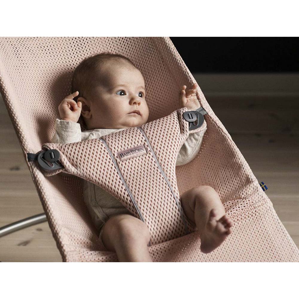 BABYBJORN  Bouncer Bliss, Pearly pink, Mesh BabyBjorn Yallatoys