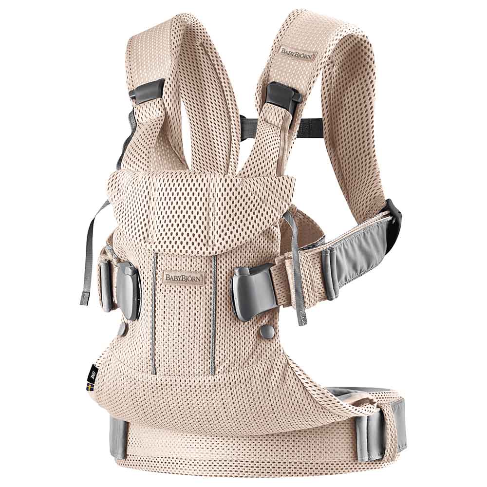 BABYBJORN  Baby Carrier One Air, Pearly pink, 3D Mesh BabyBjorn Yallatoys