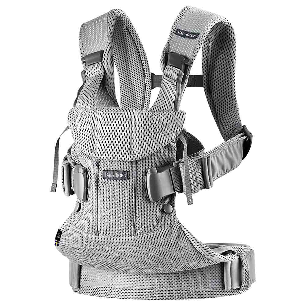 BABYBJORN  Baby Carrier One Air, Silver, 3D Mesh BabyBjorn Yallatoys