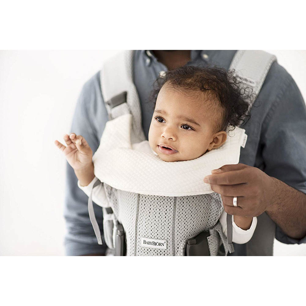 BABYBJORN  Baby Carrier One Air, Silver, 3D Mesh BabyBjorn Yallatoys