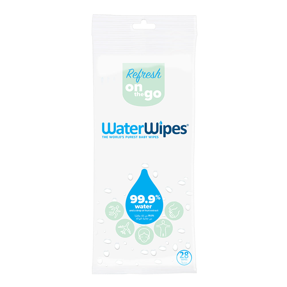Waterwipes 28Pk Refresh On The Go WaterWipes Yallatoys