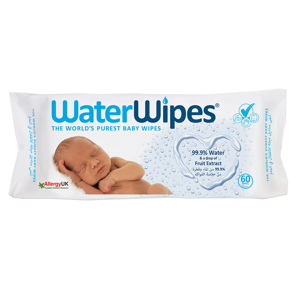 Waterwipes With Soapberry Extract 60 Pk WaterWipes Yallatoys