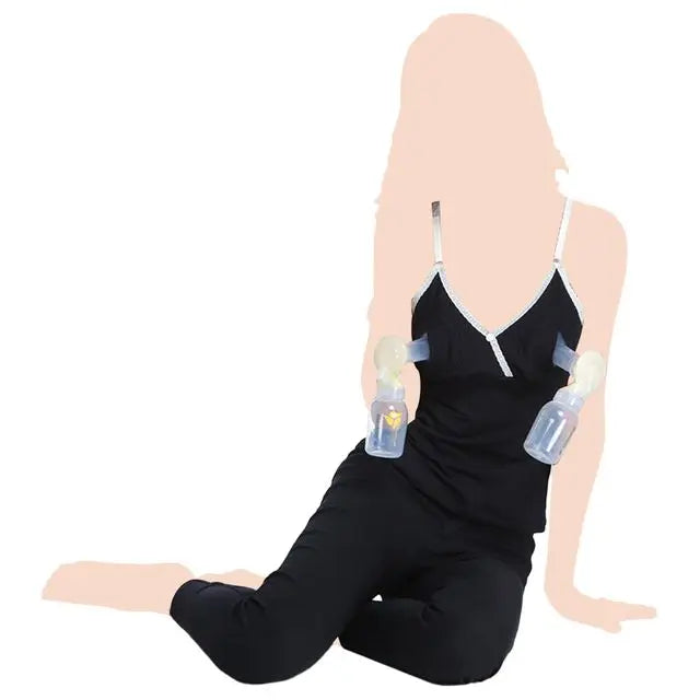 Blooming Blossom Nursing Tank Top Black Blooming Blossom Yallatoys