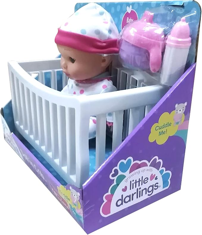 Buy Baby Maziuna Doll in Crib 8inch | Yallatoys.com