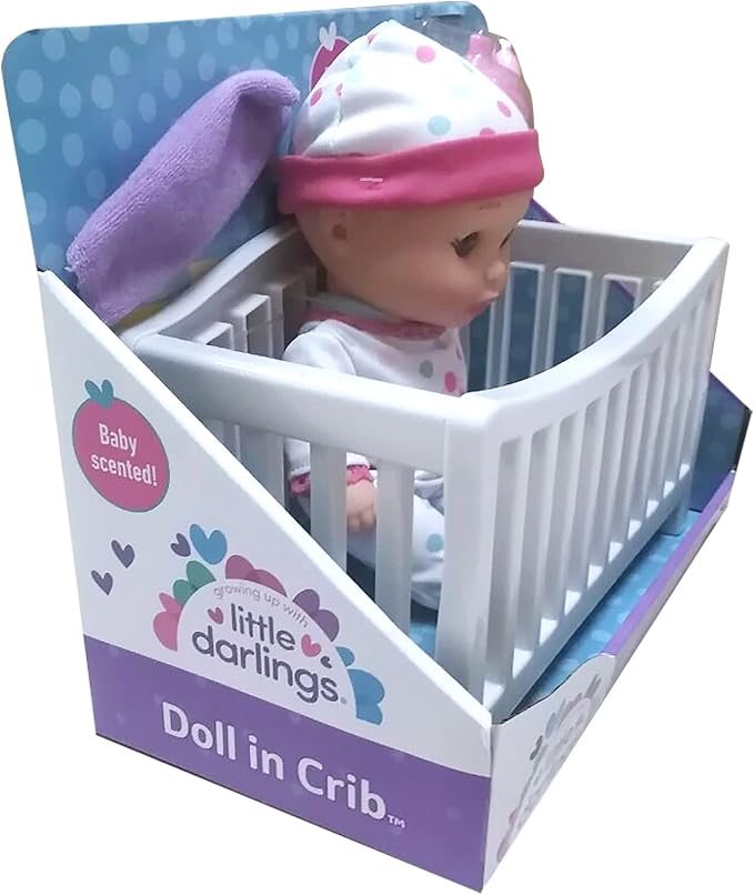 Buy Baby Maziuna Doll in Crib 8inch | Yallatoys.com