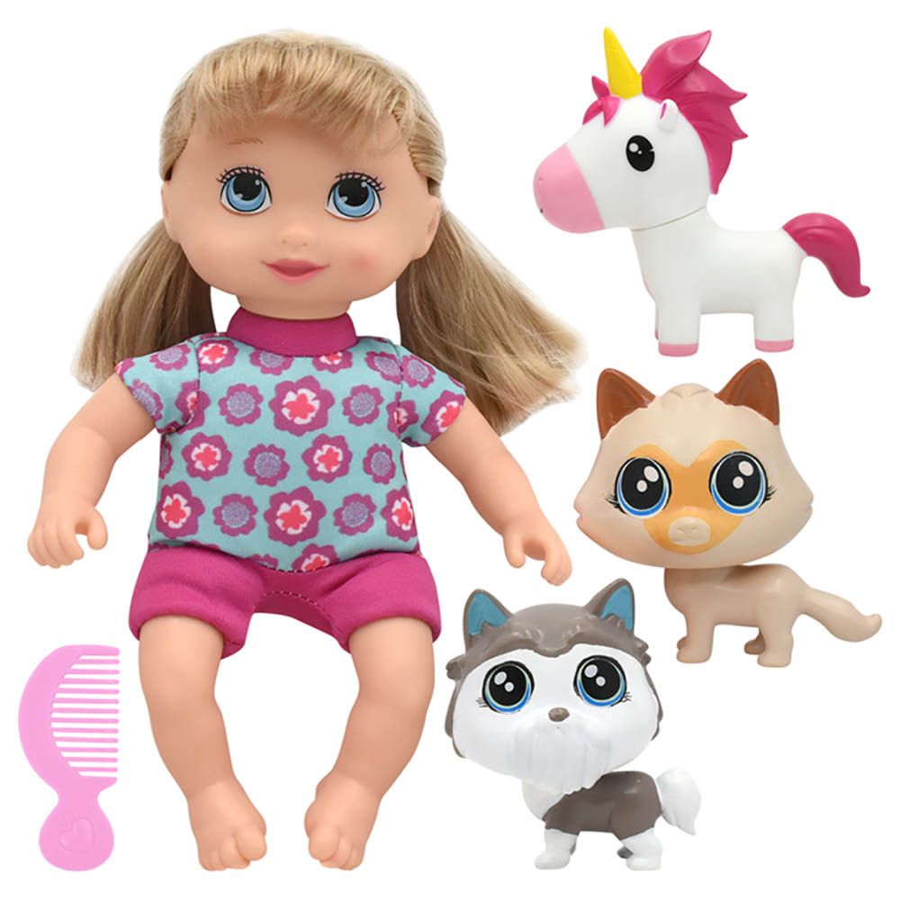 Buy Baby Maziuna Little Sweeties Pet Parade 10inch Doll Set | Yallatoys.com