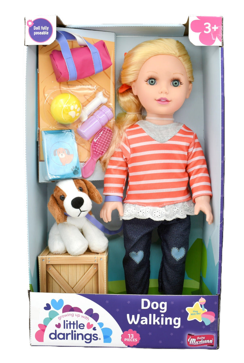 Buy Baby Maziuna Style Girls Dog Walker 18inch | Yallatoys.com