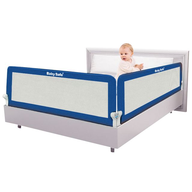 Baby Safe Safety Bed Rail Blue Baby Safe Yallatoys