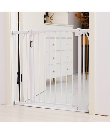 Baby Safe Metal Safety LED Gate 10cm Extension White Baby Safe Yallatoys