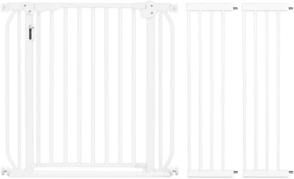 Baby Safe Metal Safety  LED Gate  20cm Extension - White Baby Safe Yallatoys