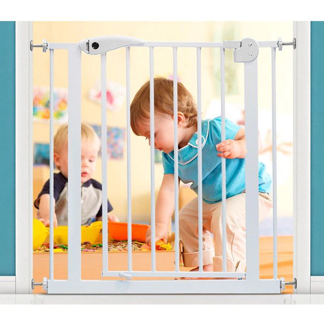 Baby Safe Metal Safety Gate Up to 175cm White Baby Safe Yallatoys