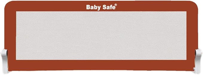 Baby Safe Safety Bed Rail XL Brown Baby Safe Yallatoys