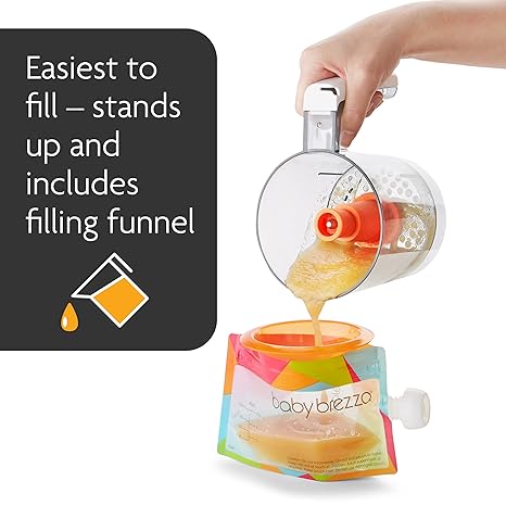 Baby Brezza Toddler Food Pouch Pack Of 10 Baby Brezza Yallatoys