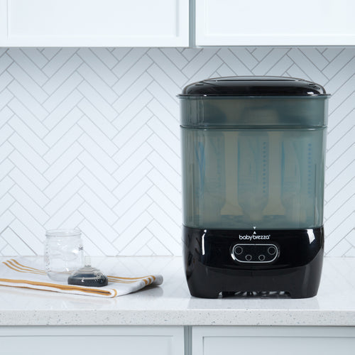 Baby Brezza One Step Baby Bottle Sterilizer and Dryer Advanced Black Baby Brezza Yallatoys