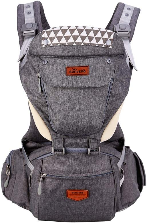 Sunveno  Kangaroo Style Ergonomic Baby Carrier Grey Sunveno Yallatoys