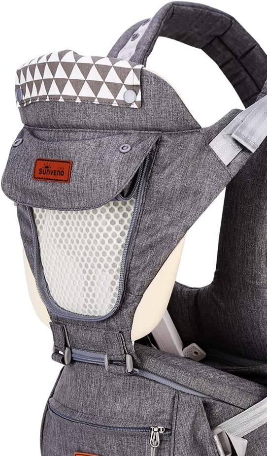 Sunveno  Kangaroo Style Ergonomic Baby Carrier Grey Sunveno Yallatoys