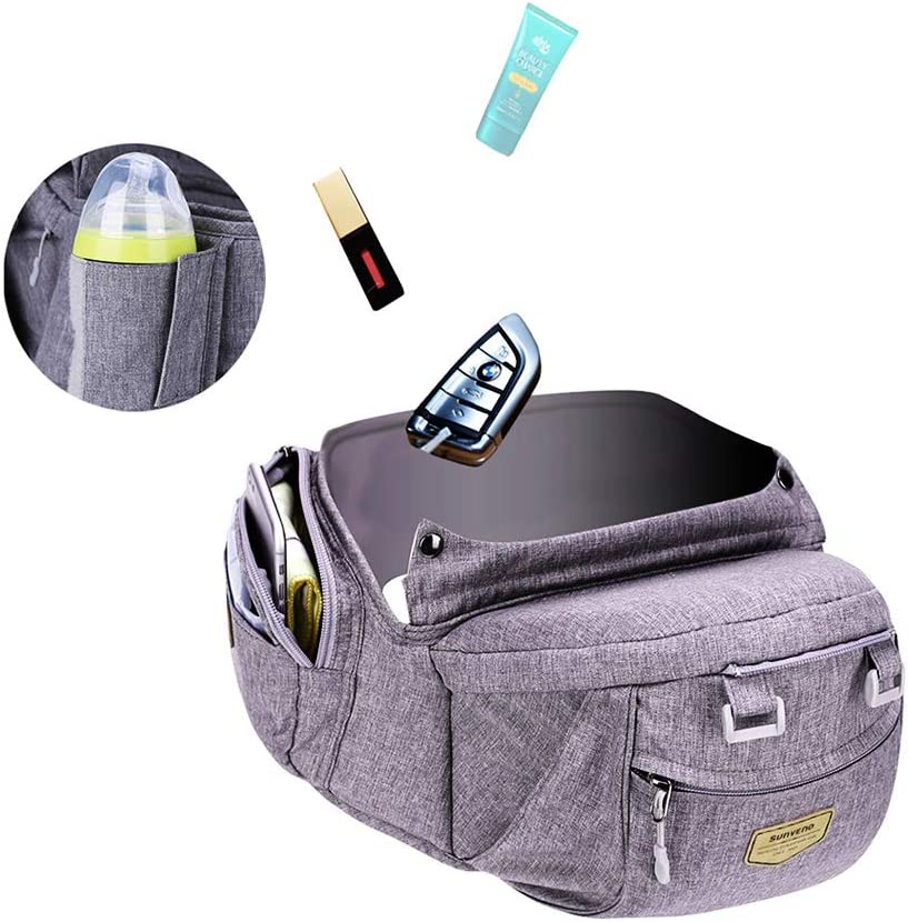 Sunveno  Kangaroo Style Ergonomic Baby Carrier Grey Sunveno Yallatoys