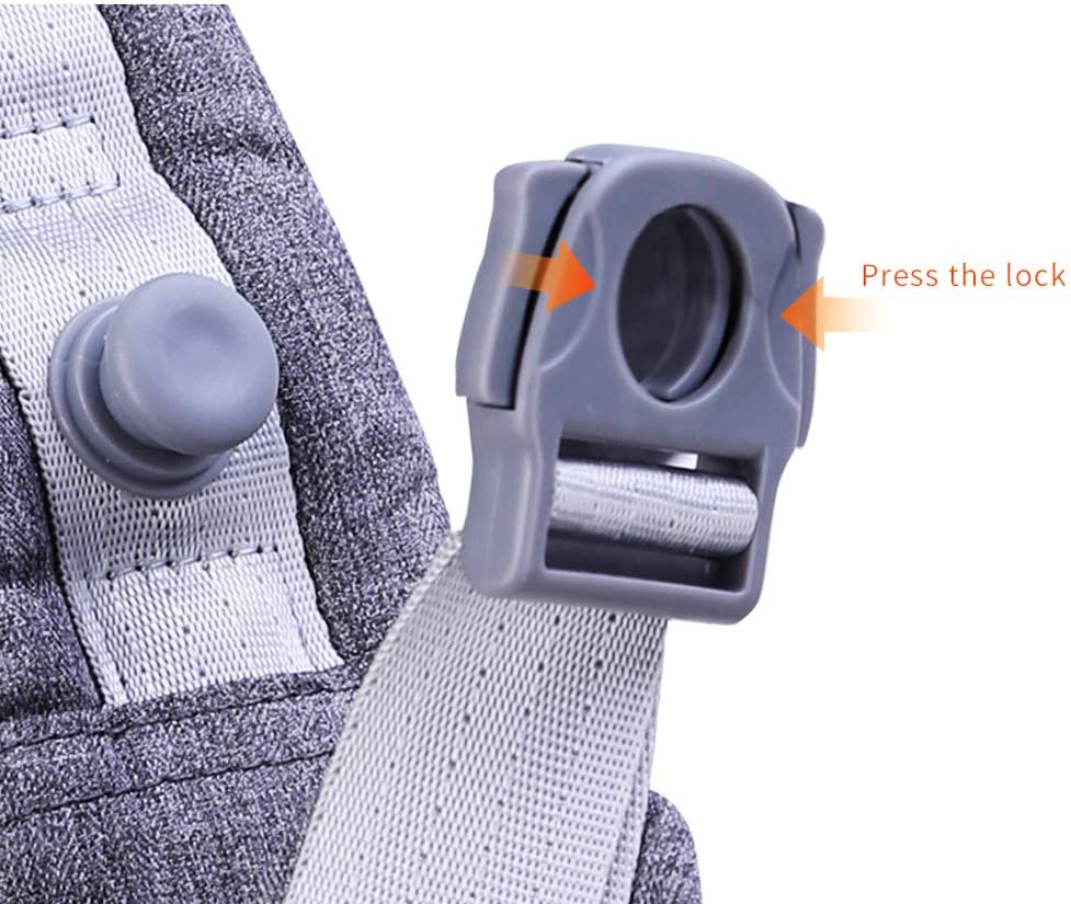 Sunveno  Kangaroo Style Ergonomic Baby Carrier Grey Sunveno Yallatoys