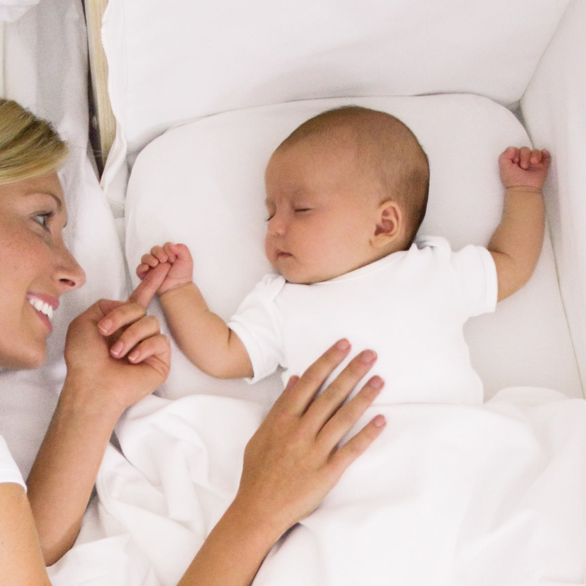 Snuz Bedding Set Crib White Pack Of 3 Snuz Yallatoys