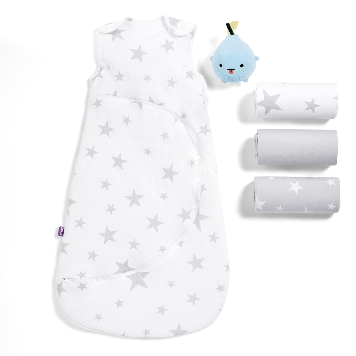 Snuz 3 Piece Crib Bedding Set â€“ Star Snuz Yallatoys