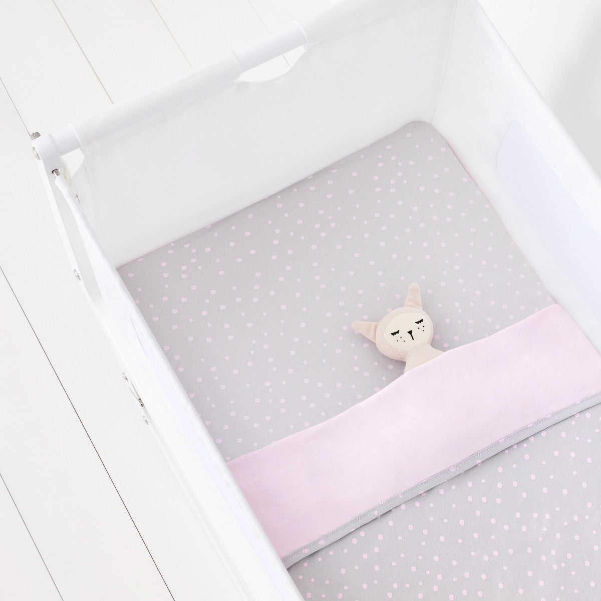 Snuz 3 Piece Crib Bedding Set â€“ Rose Spot Snuz Yallatoys