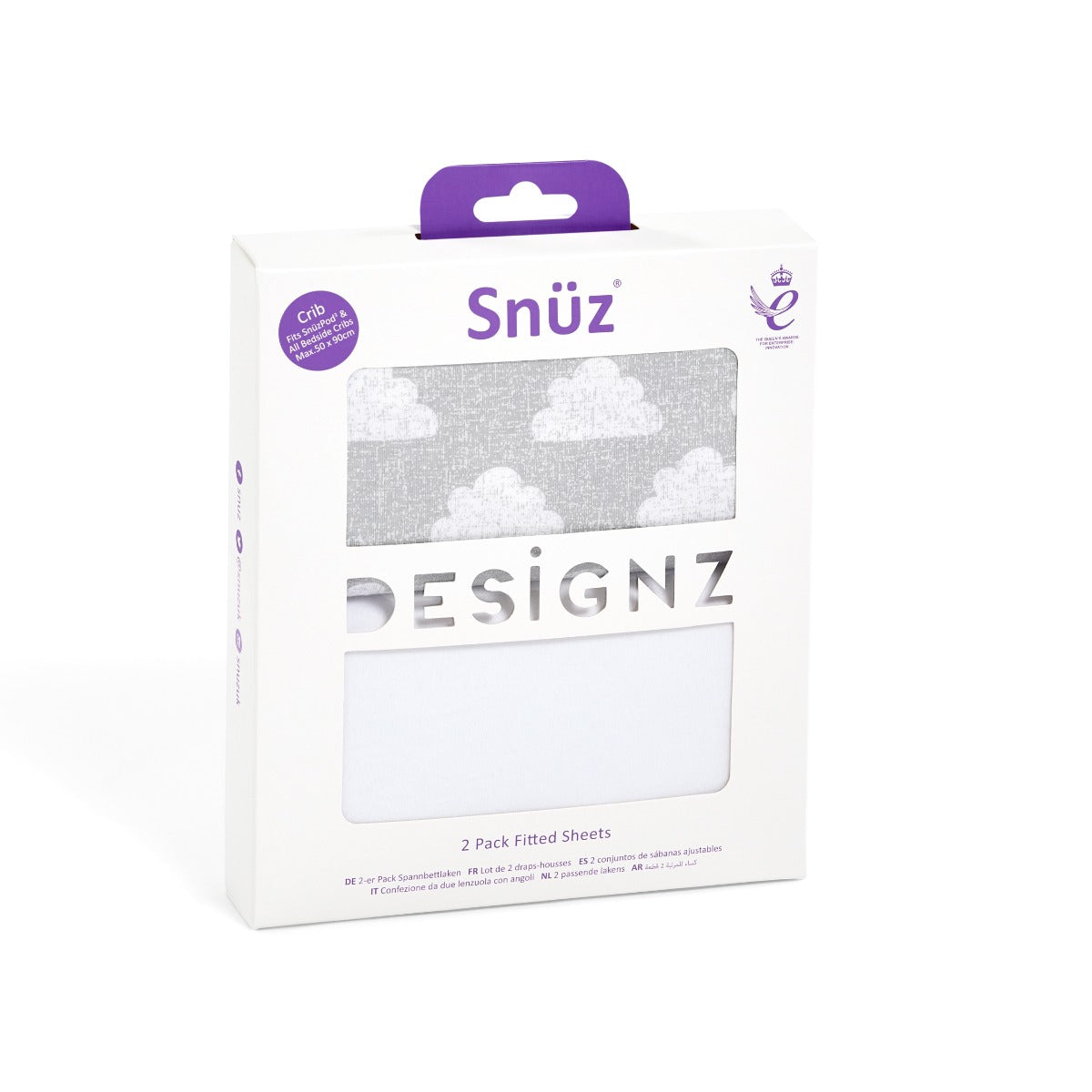 Snuz 2 Pack Crib Fitted Sheets Cloud Nine Snuz Yallatoys
